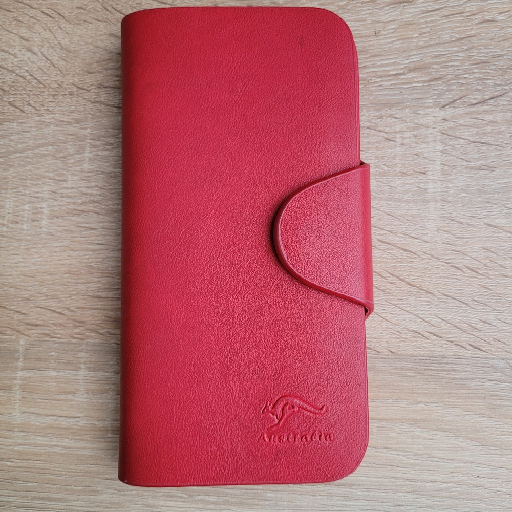 Red Leather Wallet Australia